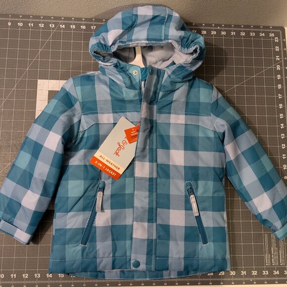 Cat & Jack 3 in 1 Jacket New with Tags 4T - Picture 1 of 9